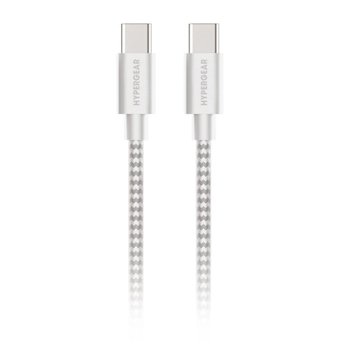 HyperGear 4 ft. 120cm USB-C to USB-C Braided Charge and Sync Cable 15819